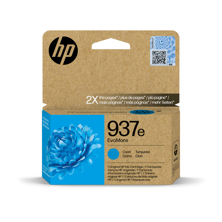 Inktcartridge hp 4s6w6ne 937e evomore blauw - 0
