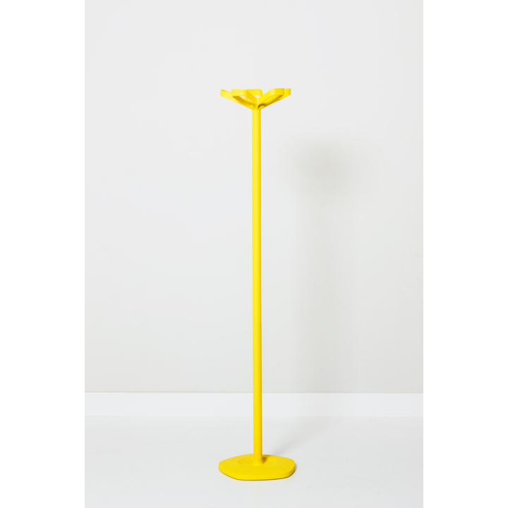 Kapstok Flower, 169x34cm. 10 ophangpunten. Kleur geel. - 0