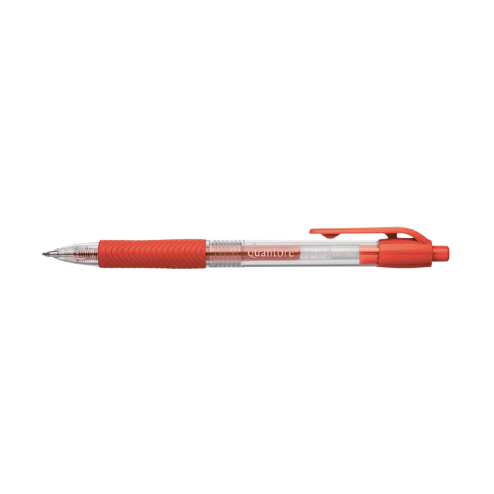 Gelschrijver quantore grip retractable rood - 0