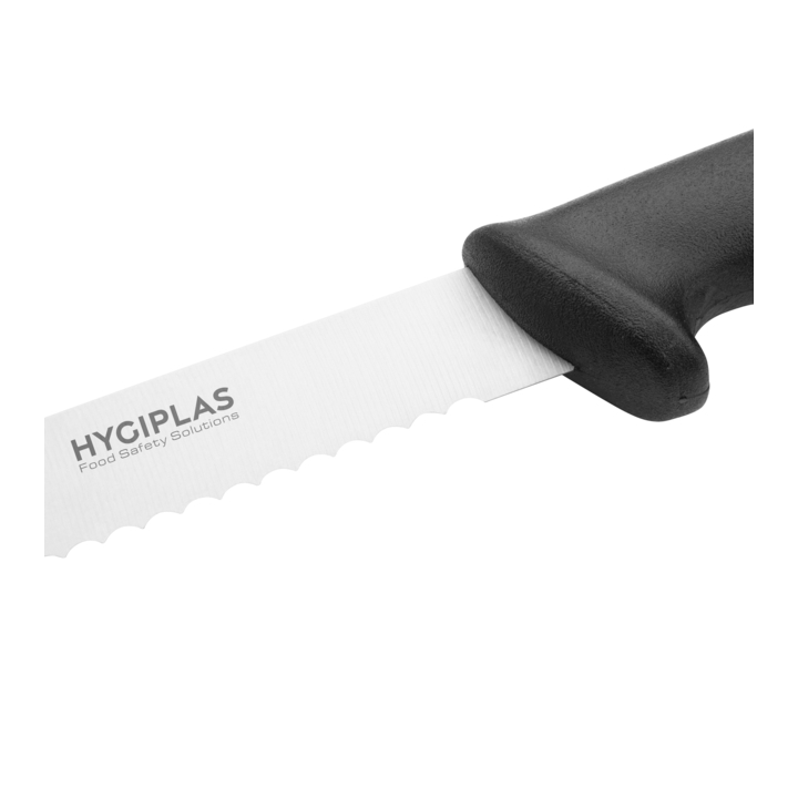 Broodmes hygiplas 205 mm zwart(d734) - 1