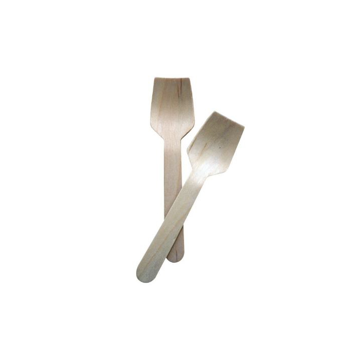 Ijslepel, hout, 95mm (100 stuks) - 0