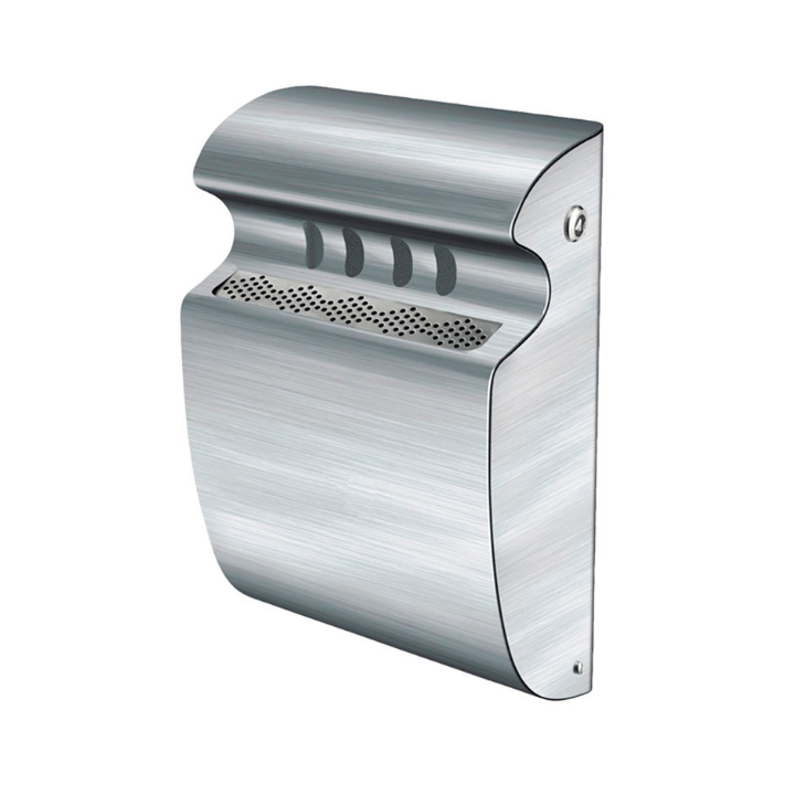 Robuuste wandasbak, mat RVS, VB 659999 - 0