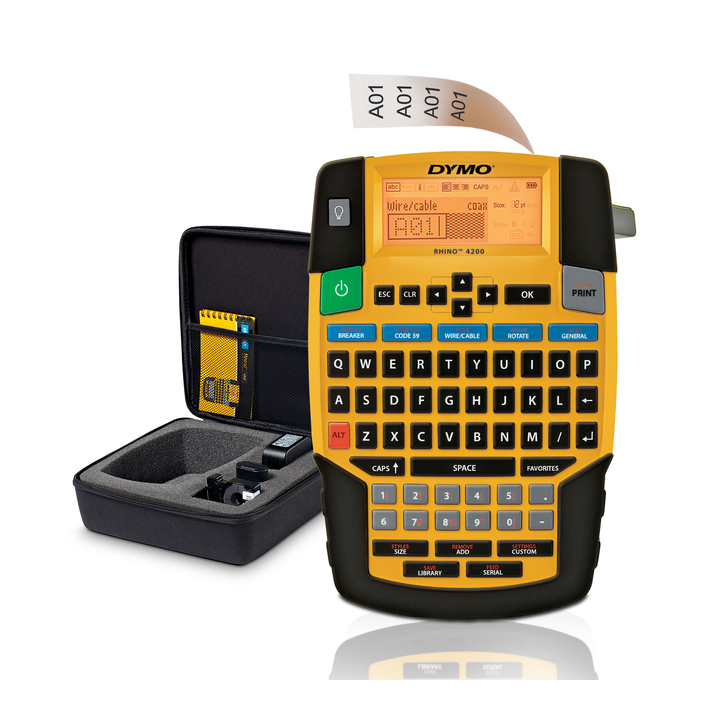 Labelprinter dymo rhino 4200 qwerty in koffer(1852995) - 0