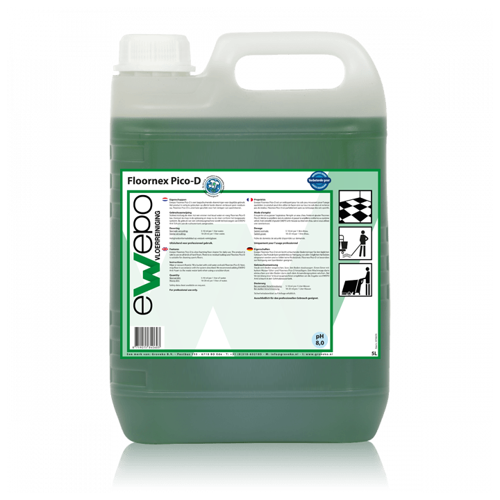 Ewepo Floornex Pico-D, vloerreiniger, 5 liter (2 stuks) - 0