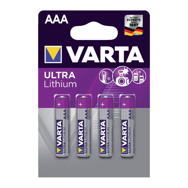 Batterij varta aaa professional lithium(06103301404) - 0