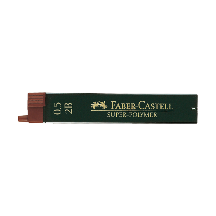 Potloodstiftjes faber castell 0.5mm 2b 12st(fc-120502) - 0