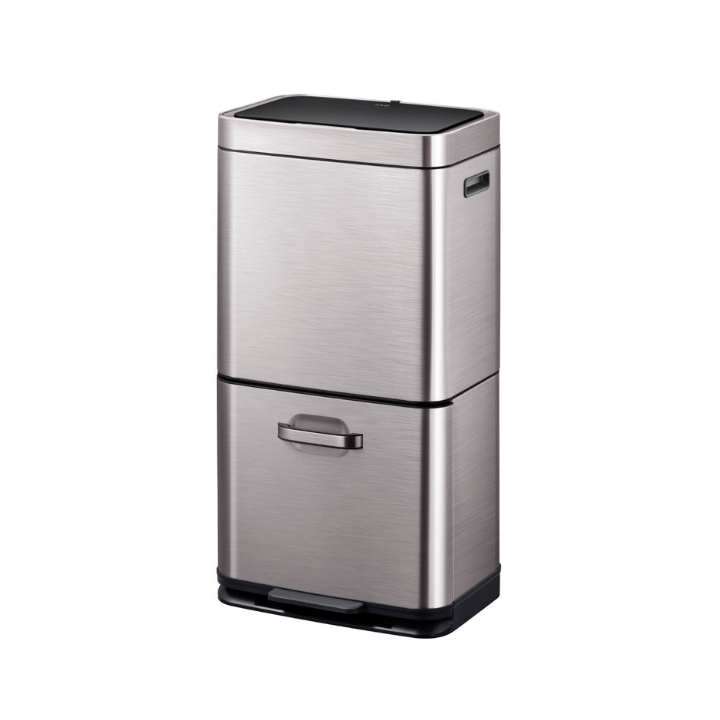 Eko Himalaya, sensor bin, 35+25 liter, mat RVS, VB 933960 - 0