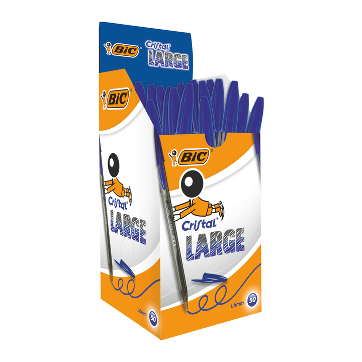 Balpen bic cristal l blauw(880656) - 0