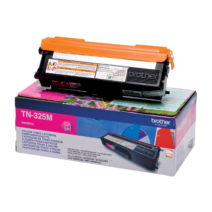 Toner brother tn-325m rood 3.5k(tn-325m) - 0