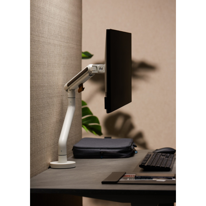 Monitorarm, smartview, enkel, wit - 2