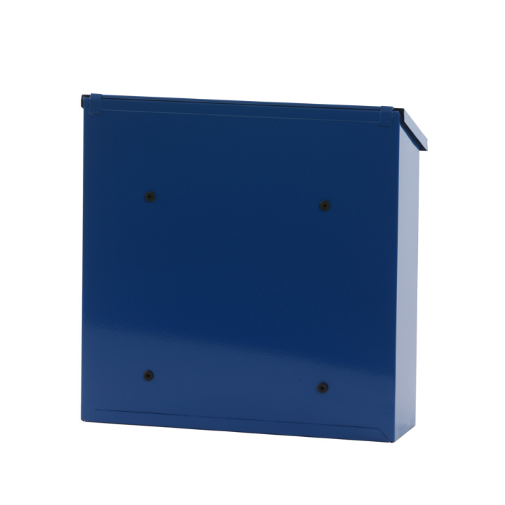 Wandbrievenbus Malagan, 370x115x370 mm, blauw, VB 440050 - 2