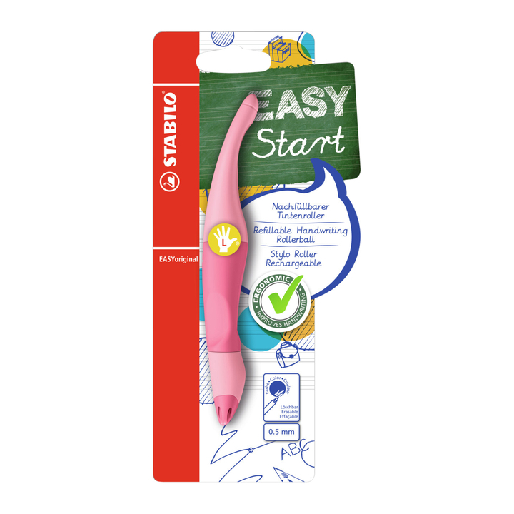 Rollerpen stabilo easyoriginal links pastel roze(b-58465-3) - 0