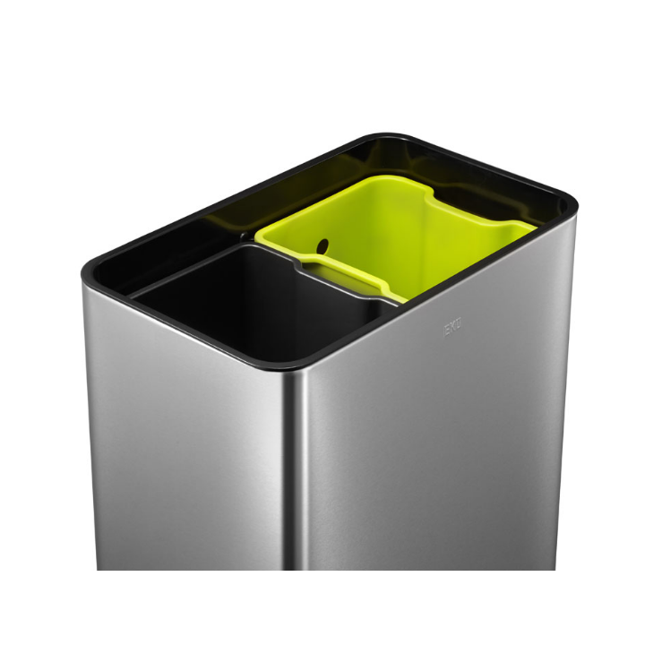 Eko, Touch Pro Recycler Bin, 2x20 liter, mat RVS, VB 917840 - 3