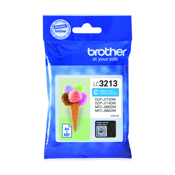 Inkcartridge brother lc-3213 blauw hc(lc3213c) - 0