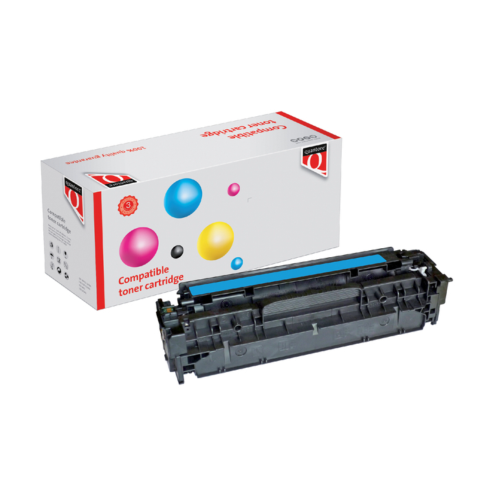 Tonercartridge Quantore alternatief tbv hp cf381a 2.7k blauw - 0