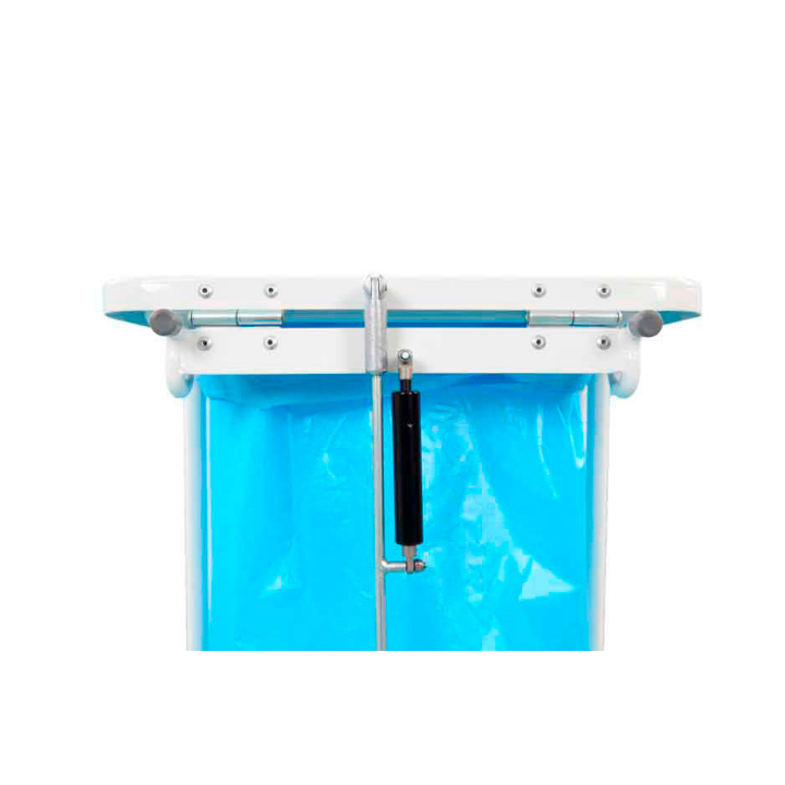 Saekko Boy, verrijdbare afvalzakhouder, 40 liter, wit, VB 144516 - 2