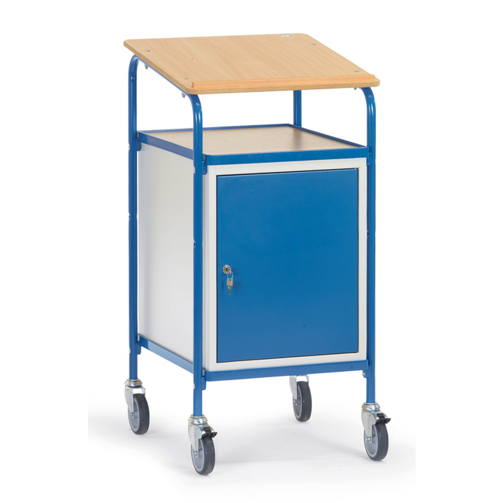 Verrijdbare kast afsluitbaar, 500x600mm Draagverm. 100kg - 0