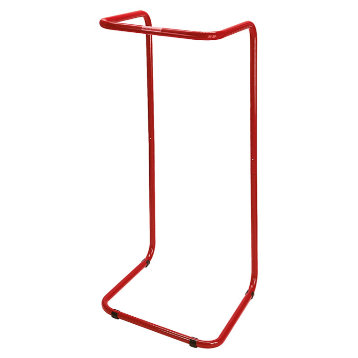 Stalen zakhouder, buisframe, 400 liter, rood, VB 033683 - 0