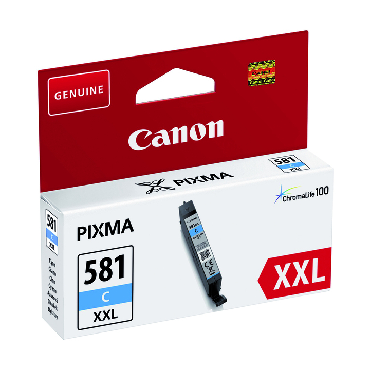Inkcartridge canon cli-581xxl blauw(1995c001) - 0