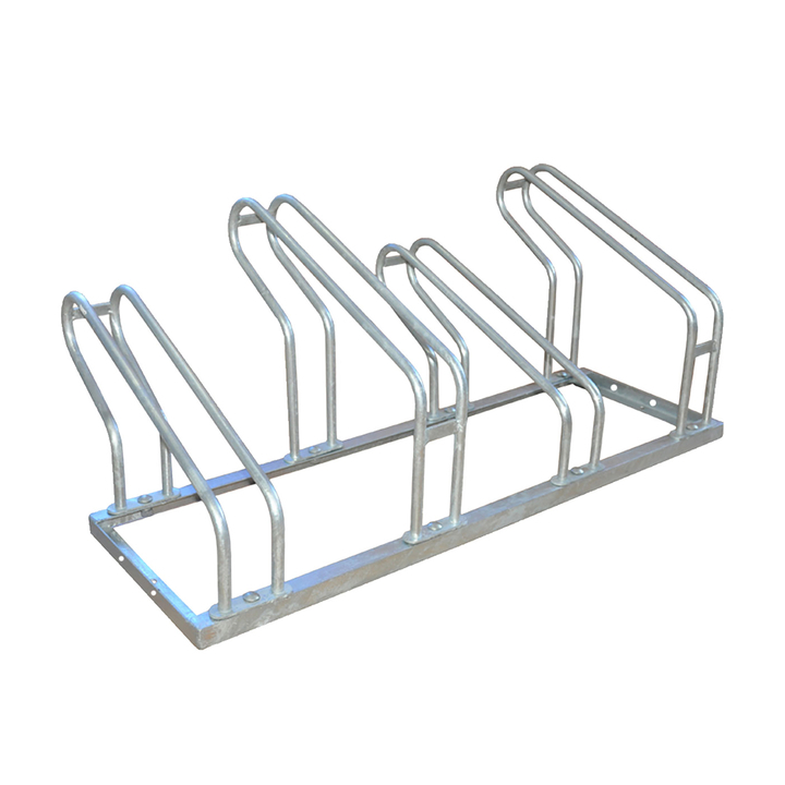 Fietsenrek brasq  4 fietsen bs400 zilver(8812605) - 0
