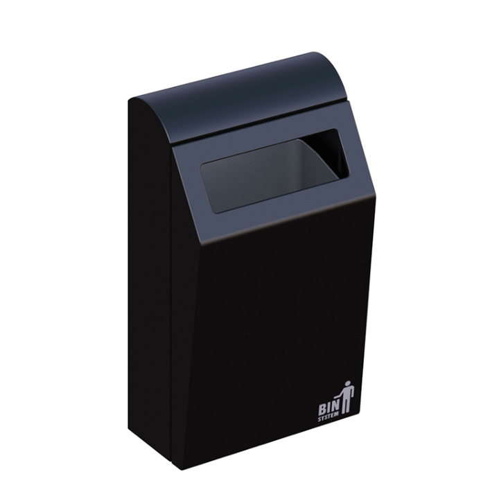 Binsystem, Basic Bin afvalbak, 38 liter, zwart, VB 711482 - 0