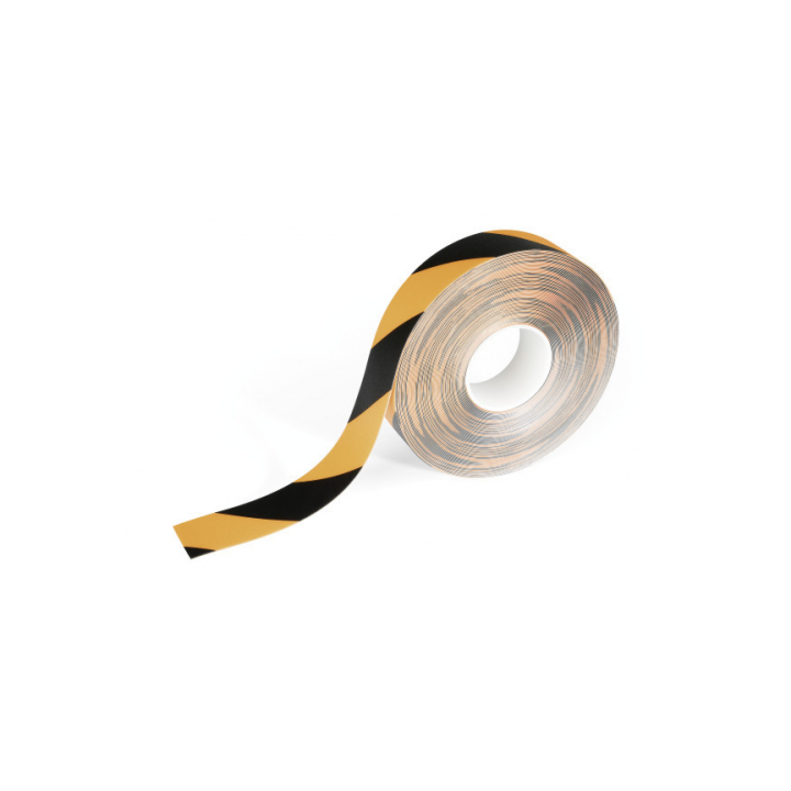 Durable, tweekleurige markeringssticker, geel/zwart (1 rol) - 0