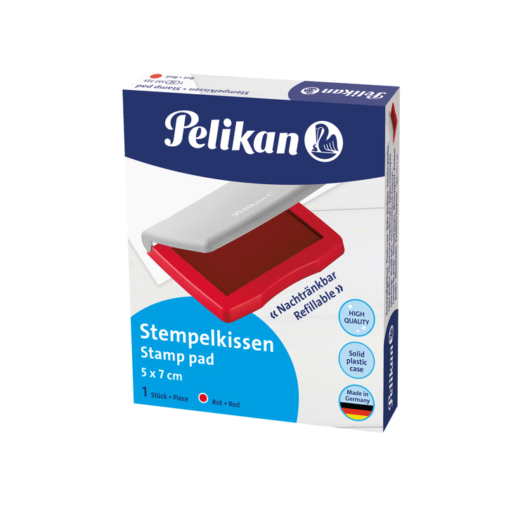 Stempelkussen pelikan 3e 50x70mm rood - 0