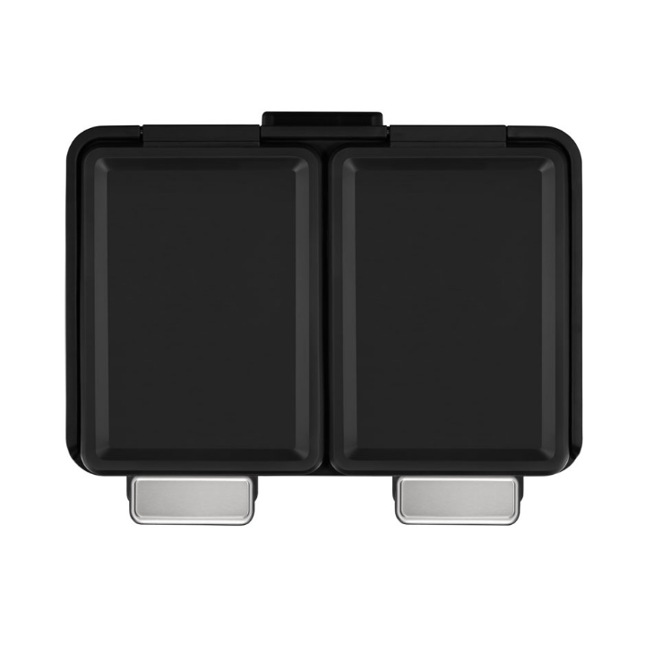 Eko Essential, pedaalemmer, 2x10 liter, mat RVS, VB 822920 - 3