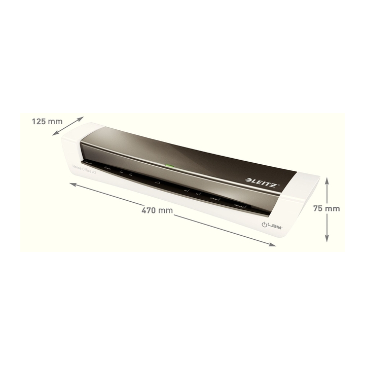 Lamineermachine leitz ilam home office a3 grijs(74400089) - 2