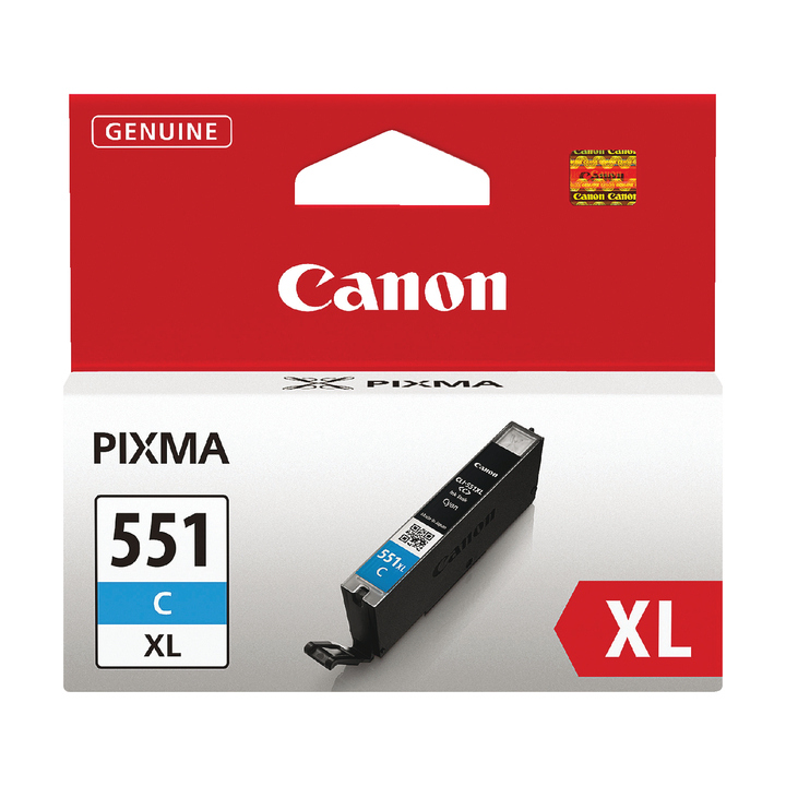 Inkcartridge canon cli-551 xl blauw(6444b001) - 0