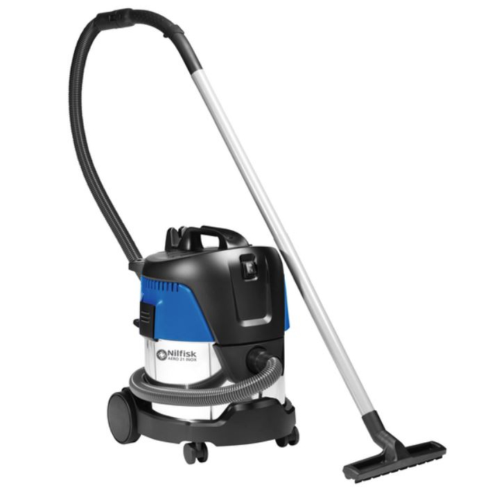 Nilfisk AERO21 Inox wet&dry, stofzuiger, 210mbar, 20liter, 107406603 (1 stuk) - 0
