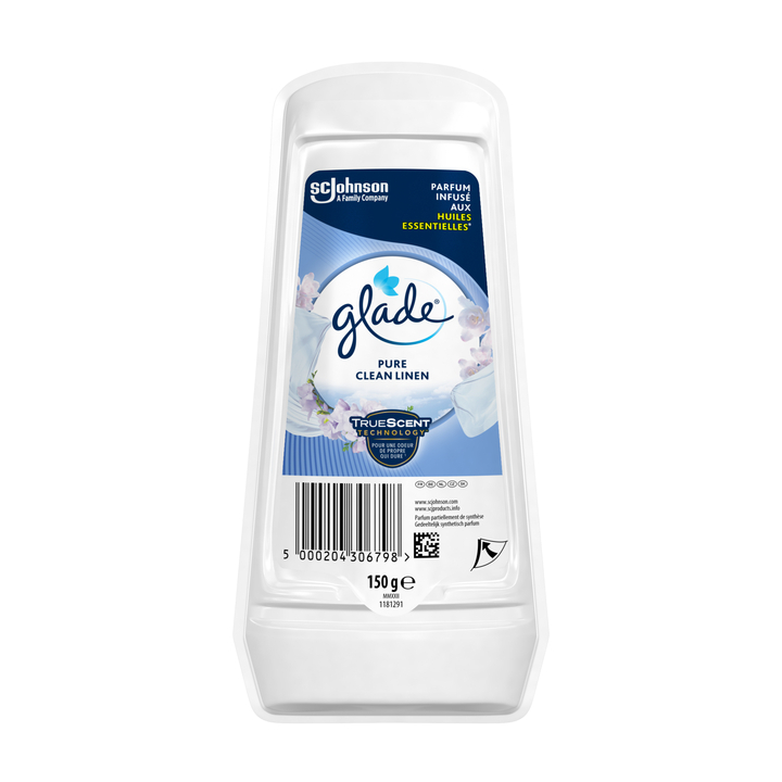Glade | Luchtverfrisser Gel | 150g | Clean Linen | 359890 (1 stuk) - 0