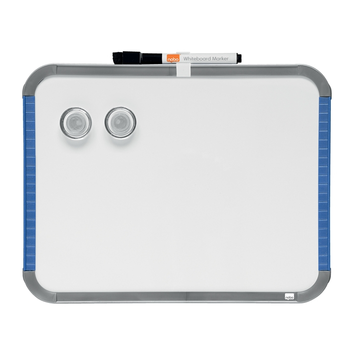 Whiteboard nobo slim line 22x28cm wit gelakt(qb05142astd) - 3