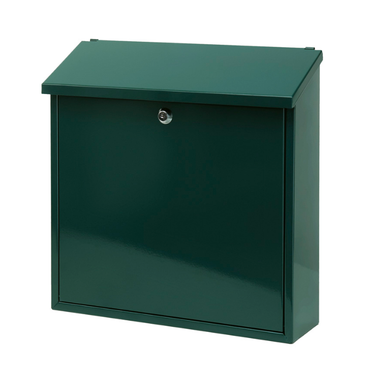 Wandbrievenbus Malagan | 370x115x370mm | Groen | VB 440050 - 0