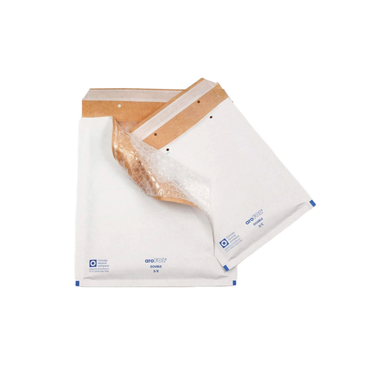 Luchtkussen enveloppen - 2 lagen - 170x260mm - 50 Stuks - Arofol - Wit - D4 - DLX J  - 1