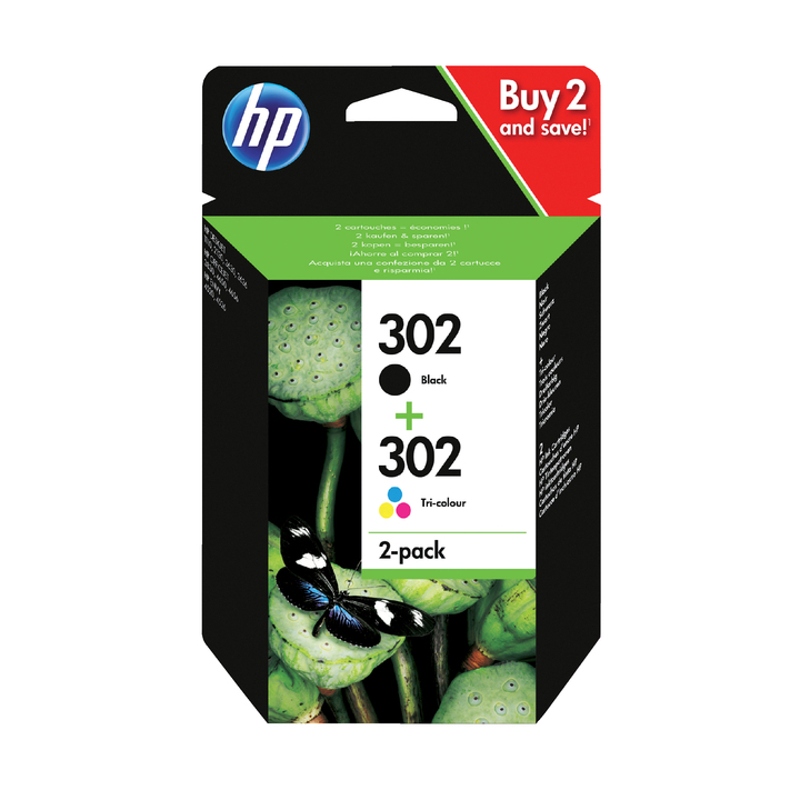 Inkcartridge hp 302 x4d37ae zwart kleur(x4d37ae) - 0