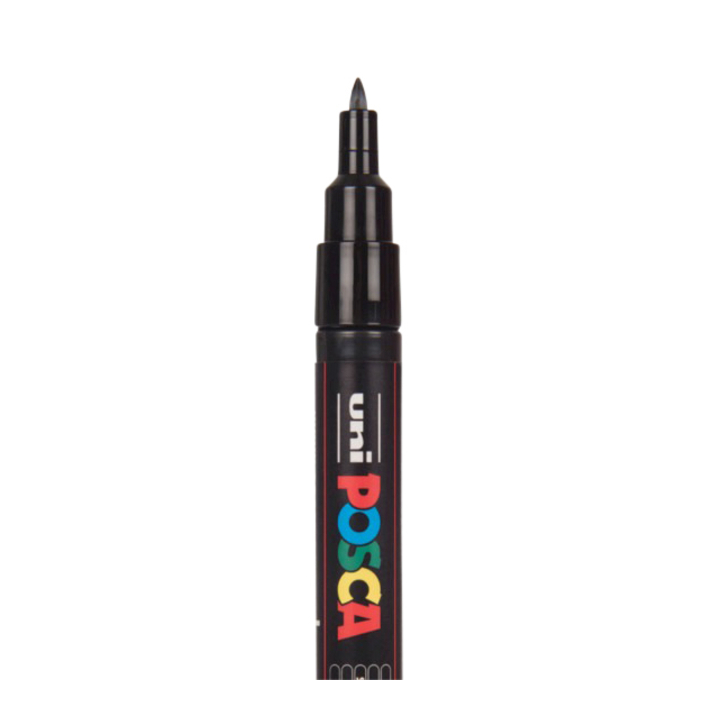 Verfstift posca pc1mc zwart(pc1mc n) - 1