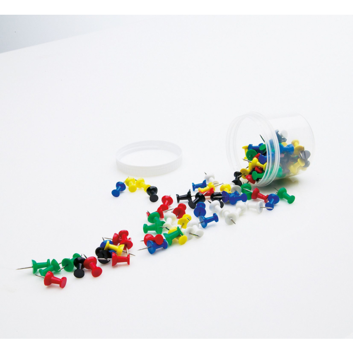 Smit Visual pushpins assortiment (100 stuks) - 0