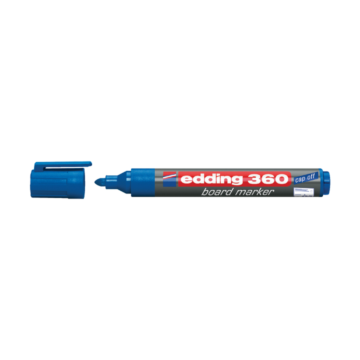 Viltstift edding 360 whiteboard rond 3mm blauw - 0