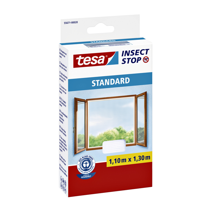 Vliegenhor tesa raam 55671 1.1x1.3m zwart(55671-00020-03) - 0