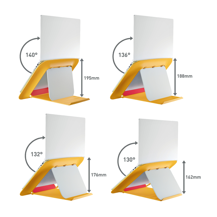 Laptopstandaard leitz ergo cosy geel(64260019) - 3