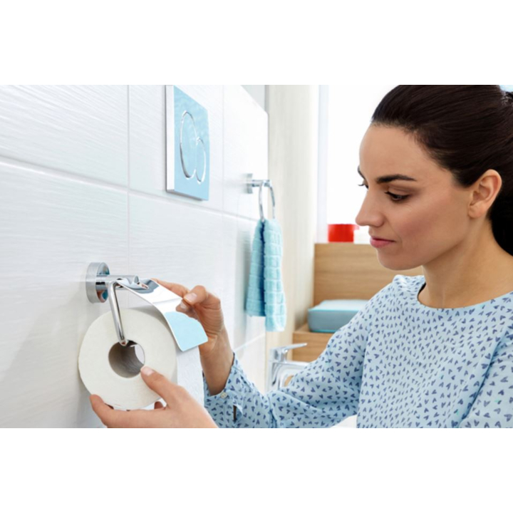 Tesa Smooz | Toiletrolhouder Met Deksel | Chroom | 40315 - 2