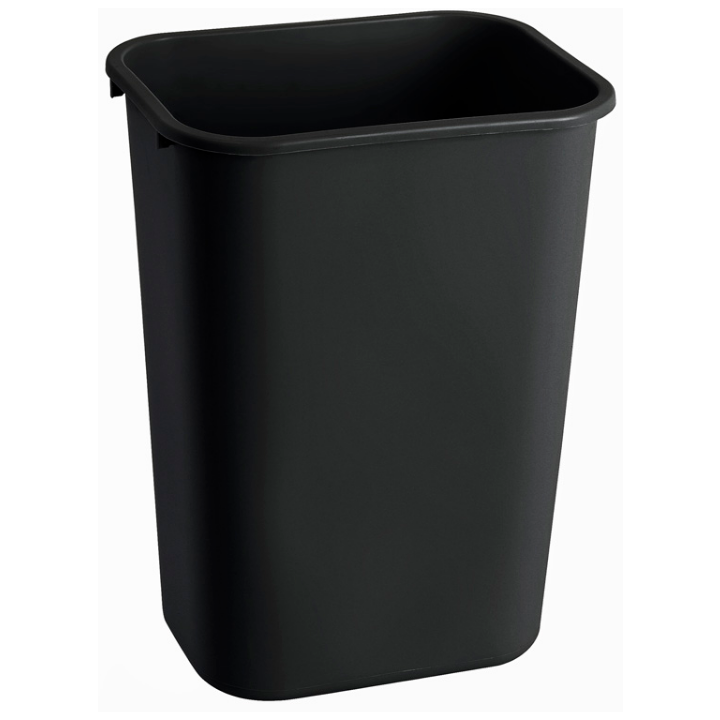 Rubbermaid, afvalbak, 39 liter, zwart, VB 002957 - 0