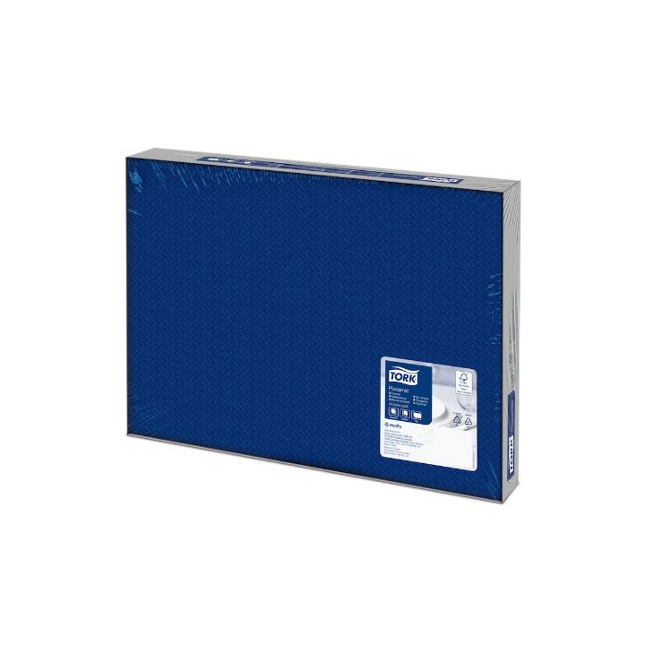 Tork Advanced, papieren placemat, 30x42 cm, Donkerblauw, 474562 (2500 stuks) - 0