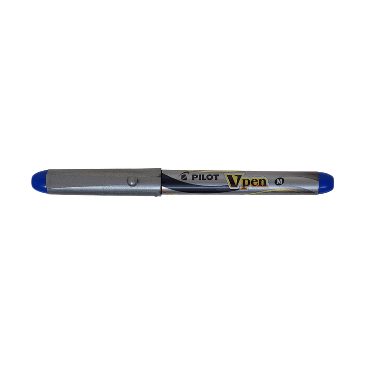 Vulpen pilot v-pen silver blauw(4902505281648) - 0
