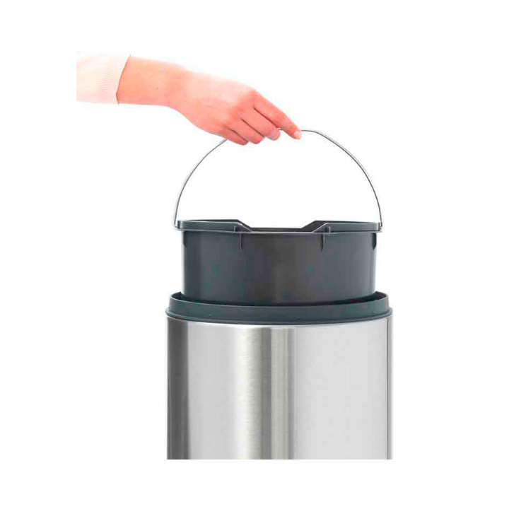 Brabantia Touch, afvalbak, 30 liter, mat RVS, VB 115462 - 3