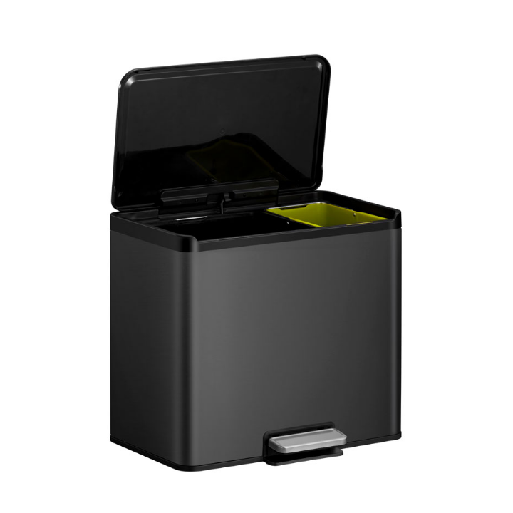 Essential EKO, pedaalemmer, 20+9 liter, zwart, VB 822829 - 0