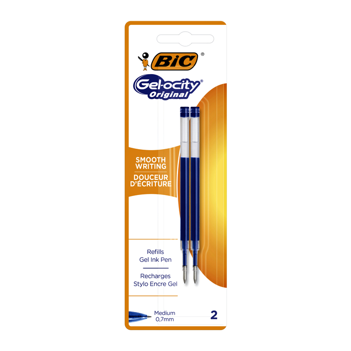 Gelschrijvervulling bic reaction blauw - 0