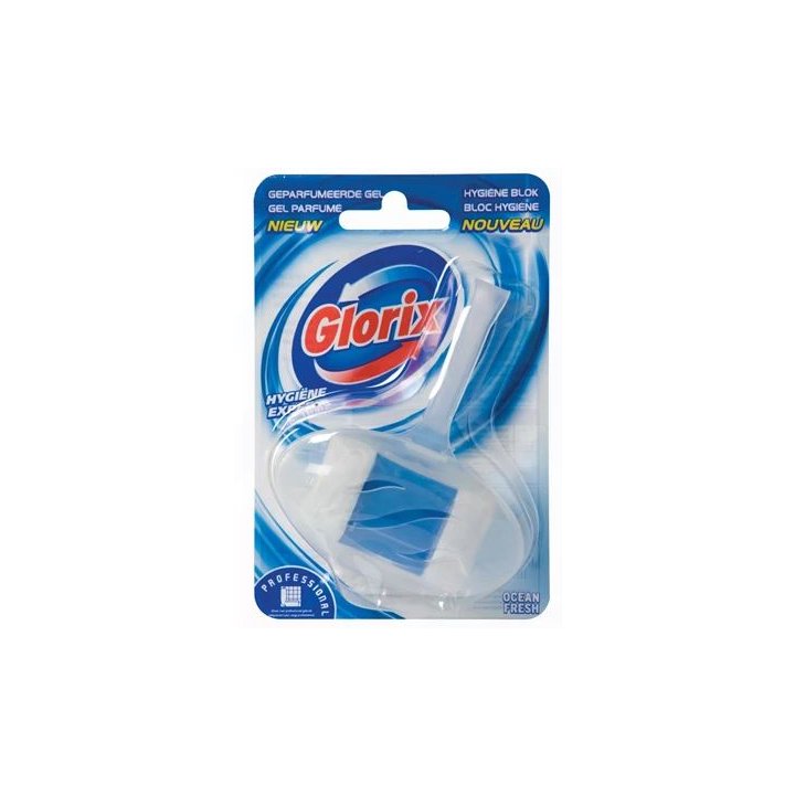Glorix Ocean Fresh, hygiëne toiletblok (12 stuks) - 0