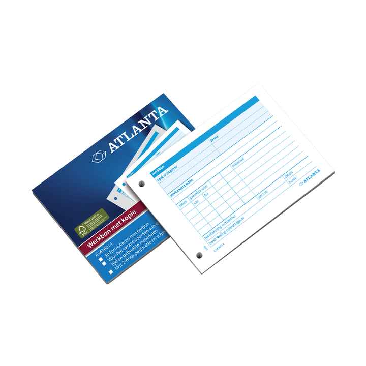 Werkbon a5436-014 a6 50x2v - 0